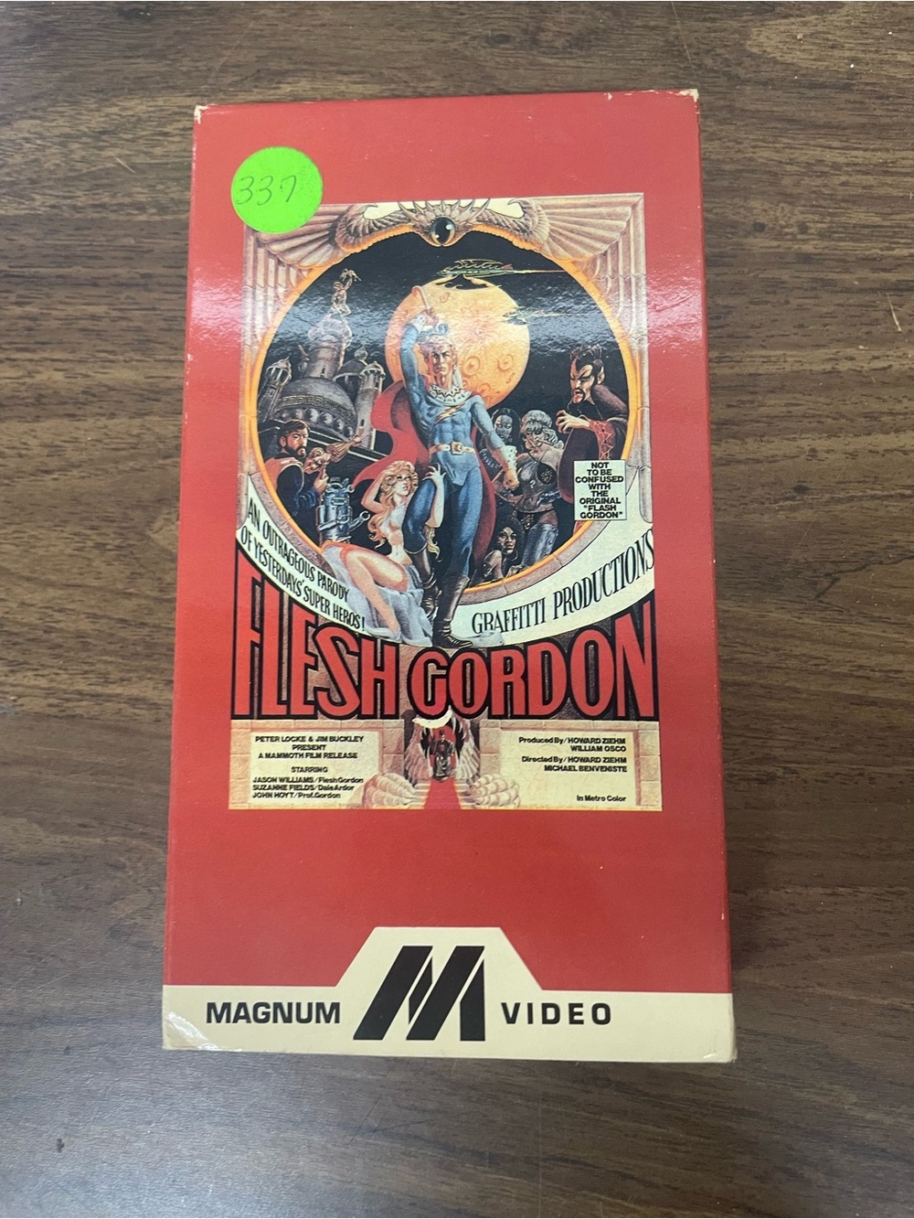 Vintage Flesh Gordon VHS Tape (1974) Magnum Video Cult Classic Parody